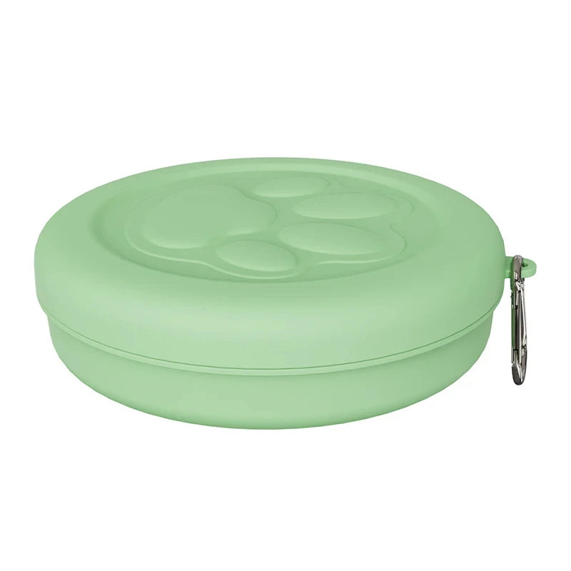 Outdoor Portable Dog Bowl with Cover