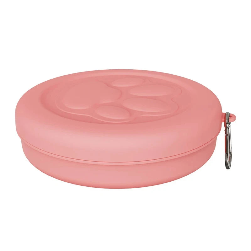 Outdoor Portable Dog Bowl with Cover