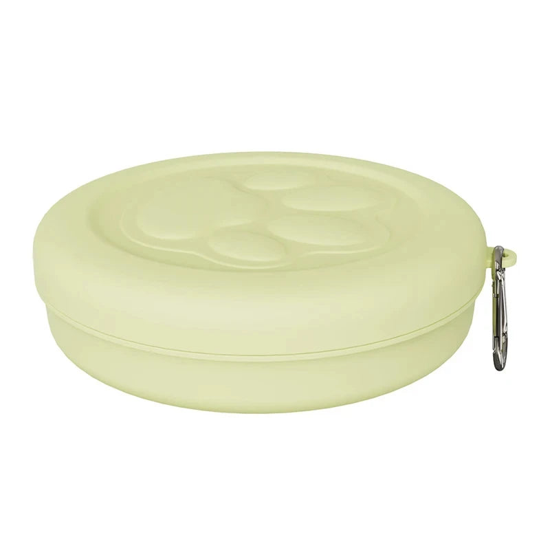 Outdoor Portable Dog Bowl with Cover