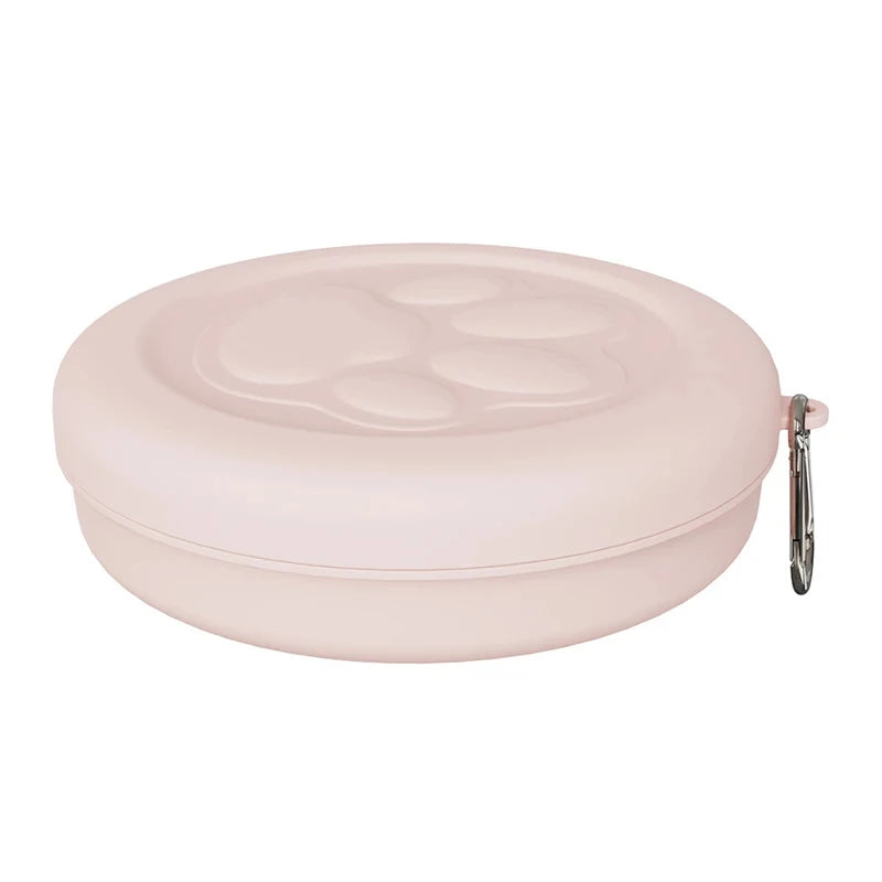 Outdoor Portable Dog Bowl with Cover