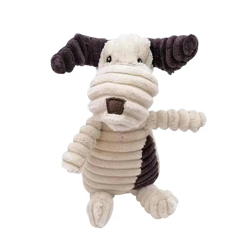 Squeaky Animal Chew Toy For Dogs